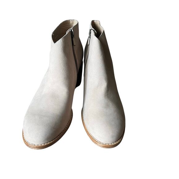 Eileen Fisher Melrose Nubuck Leather Block Heel‎ Booties Women's Size 10 - Picture 3 of 11